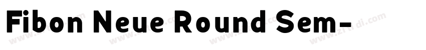 Fibon Neue Round Sem字体转换 Fibon Neue Round Sem字体转换